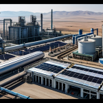 카자흐스탄의 주요 산업 석유와 천연가스 - Modernized Oil Refinery**

"A state-of-the-art oil refinery in Kazakhstan, fully operational during ...
